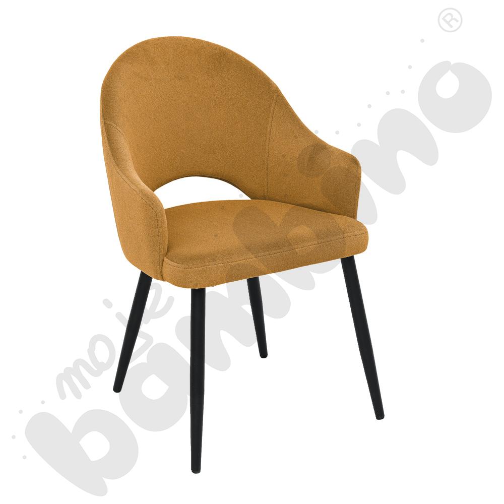 Krzesło Aria musztardowe