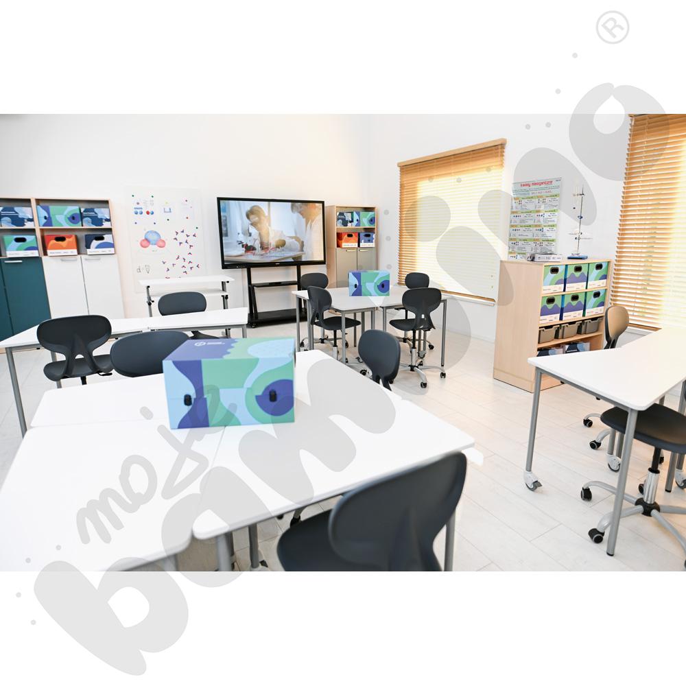 Regał Grande dwustronny - klon jasny Regał Grande dwustronny - klon jasny