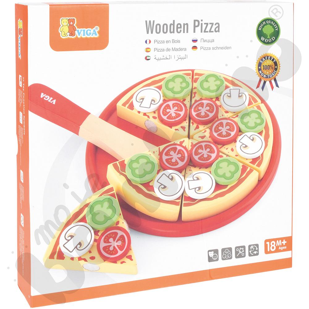 Pizza - zestaw drewniany