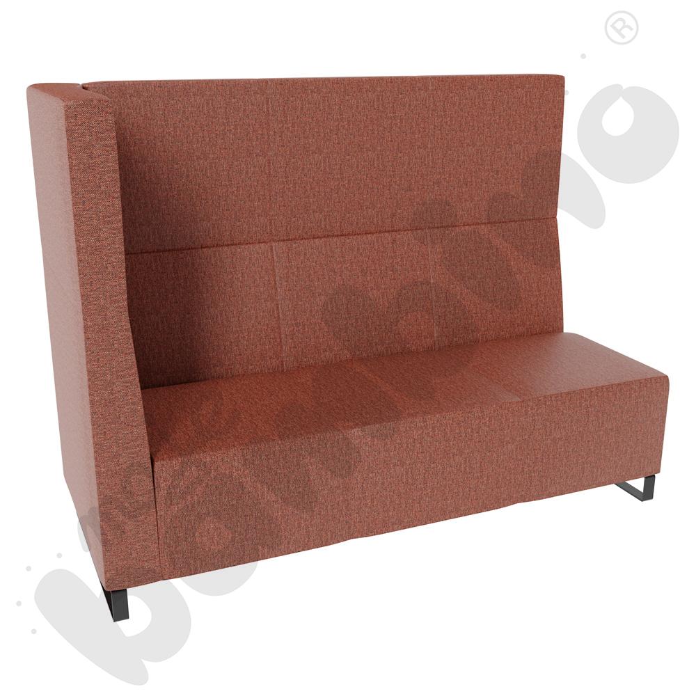 Sofa Universum 3-os. wys. 133 cm, bok średni lewy, tkanina RO06