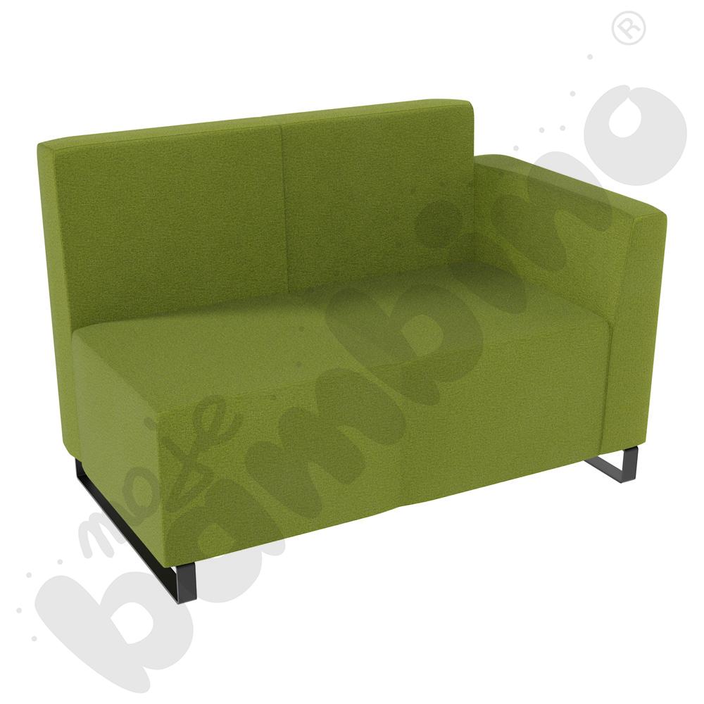 Sofa Universum 2-os. wys. 82 cm, bok niski prawy, tkanina KG12