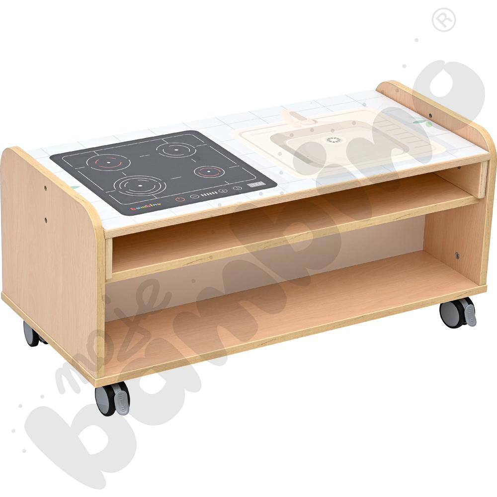 Mobilny kącik Quadro 253 - skrzynia klon jasny