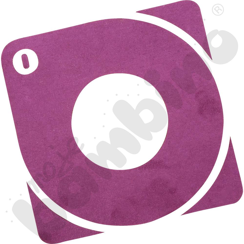 Osłonka pod gniazdko - fioletowe logo