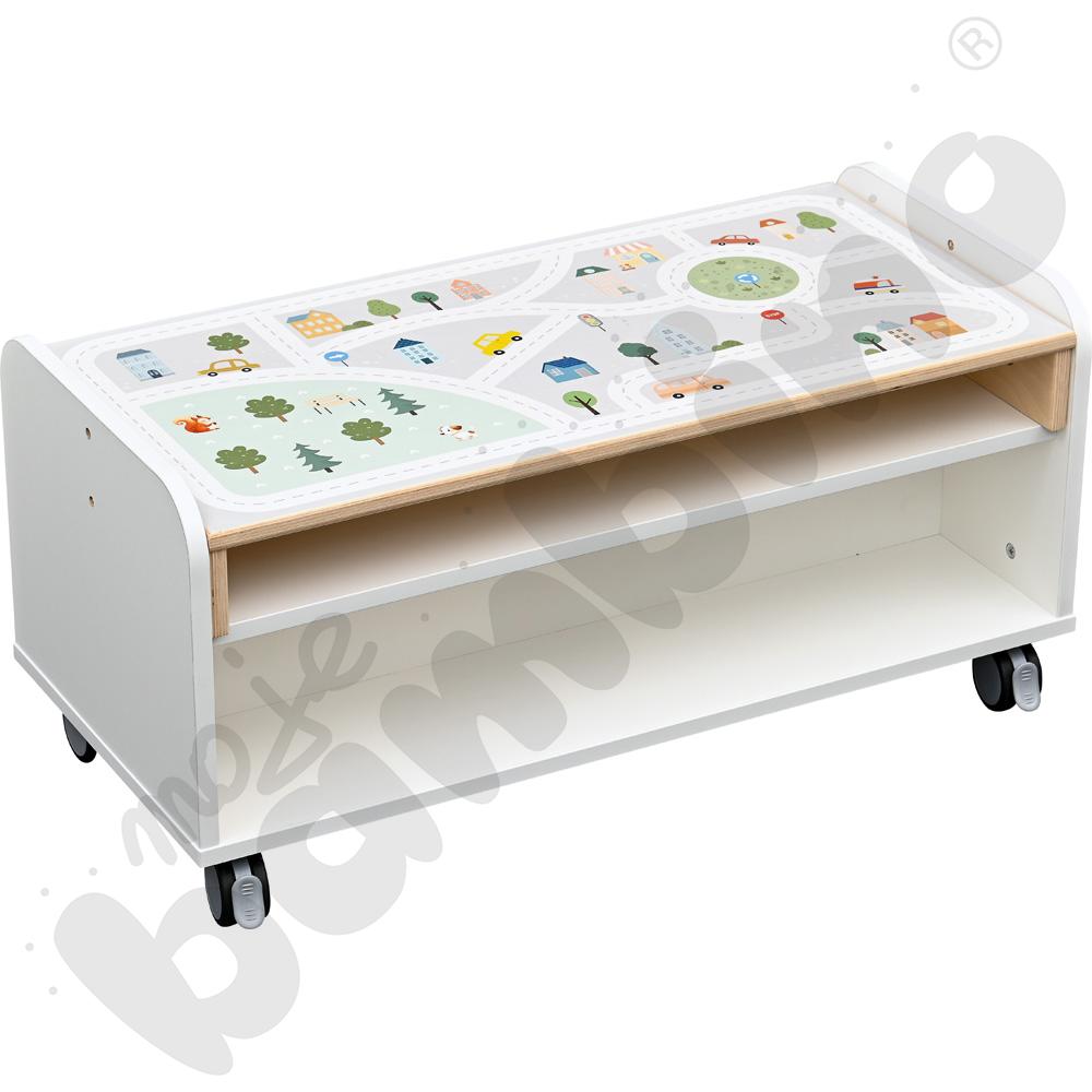 Mobilny kącik Quadro 251 - skrzynia biała