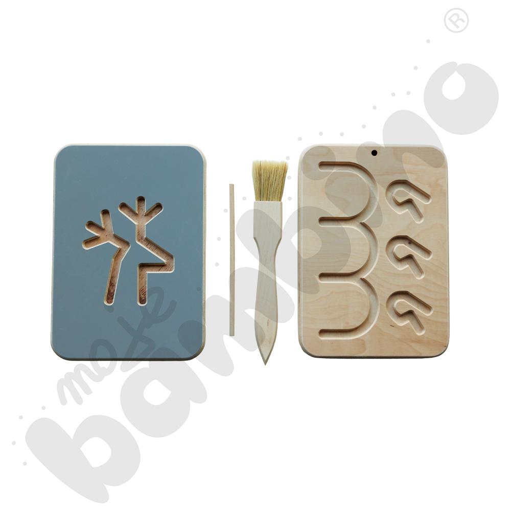 Tablice grafomotoryczne starszaka - naturalne - MED