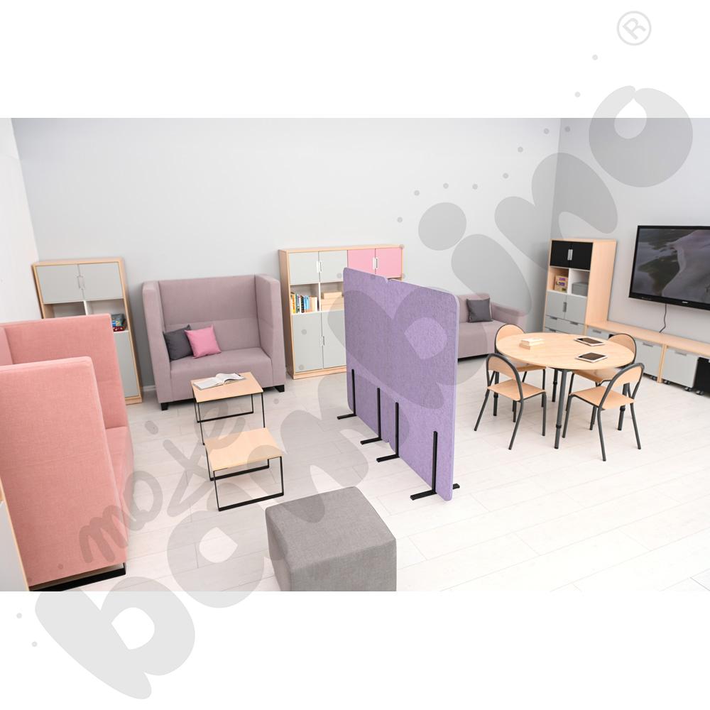 Sofa Universum 2-os. wys. 133 cm, 2 boki średnie, tkanina KG21