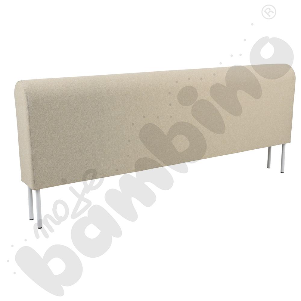 Moduł Versa 180x20x74 cm z plastikowymi stopkami, stelaż jasnoszary, tkanina RO37