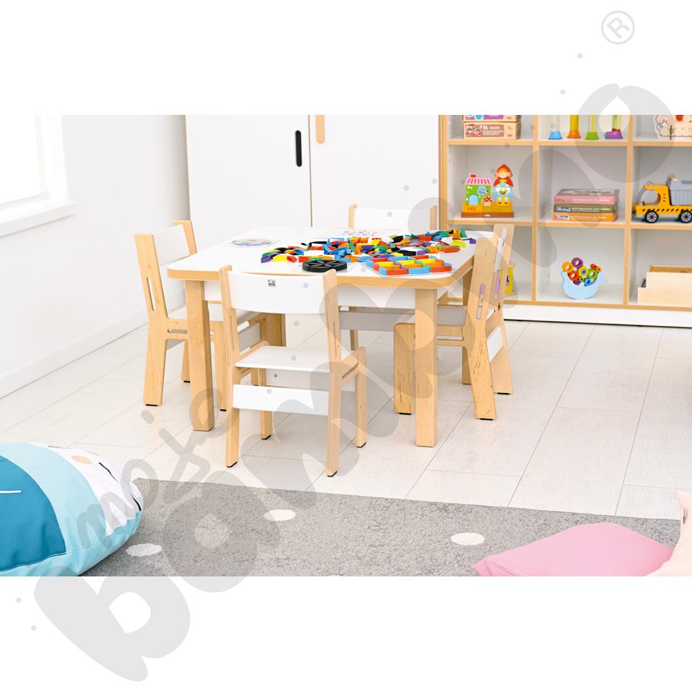 Białe krzesło NEA rozm. 2