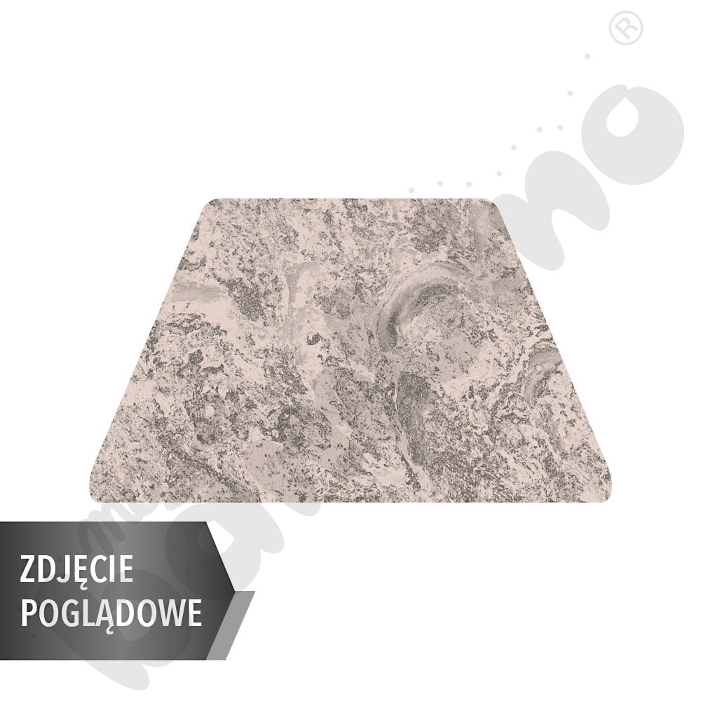 Stół Cichy Plus trapezowy 150x70x80x70, beżowy, rozm. 2 z 2 kółkami