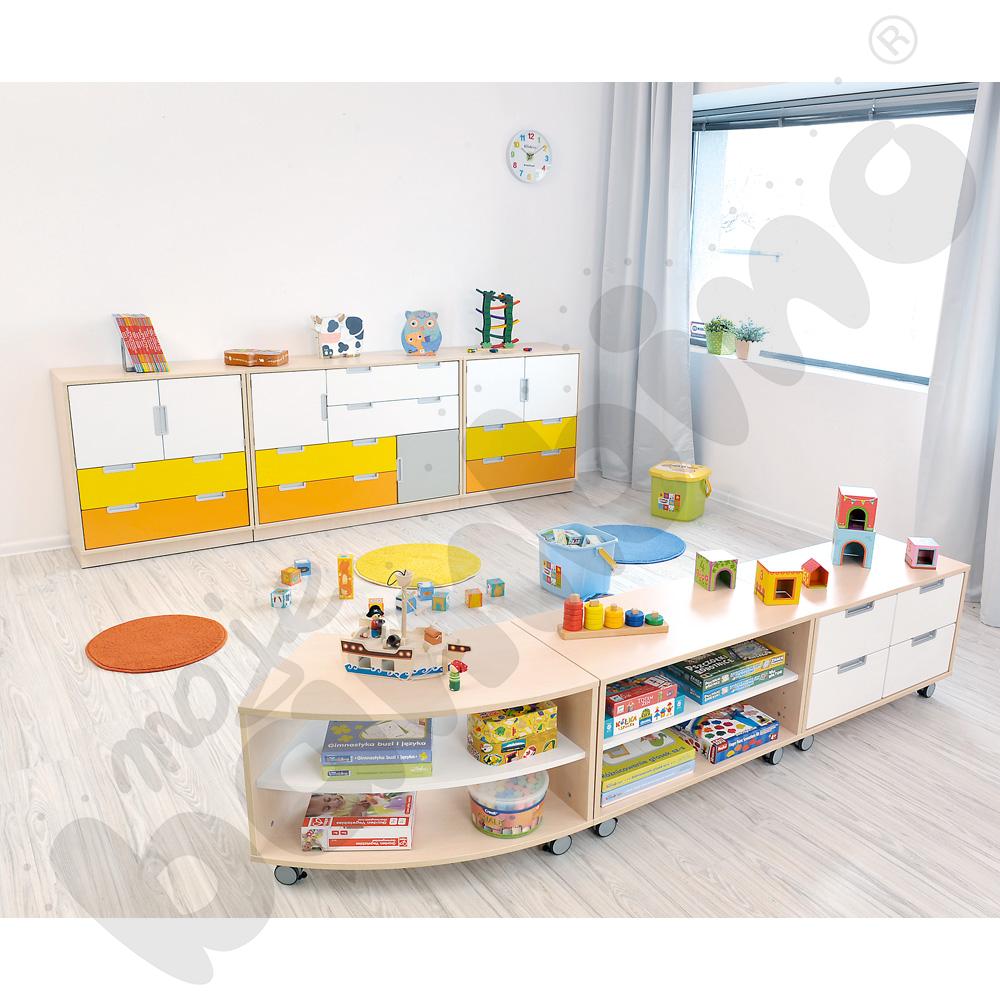 Quadro - zestaw 4, 90 st., skrzynia klon jasny