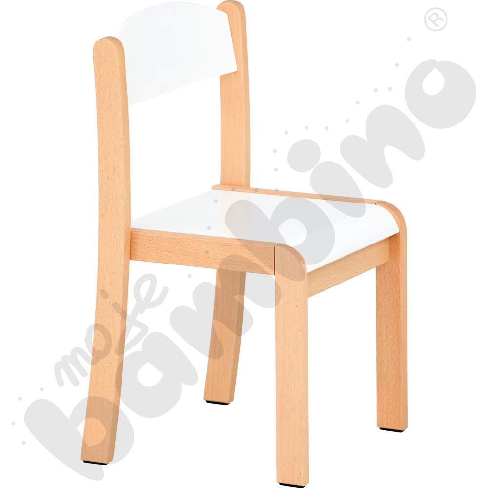 Krzesło Filipek PASTEL rozm. 4 białe