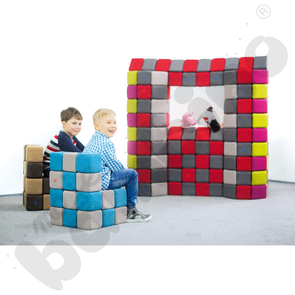 Zestaw klocków JollyHeap - niebiesko-czerwone Zestaw klocków JollyHeap - niebiesko-czerwone