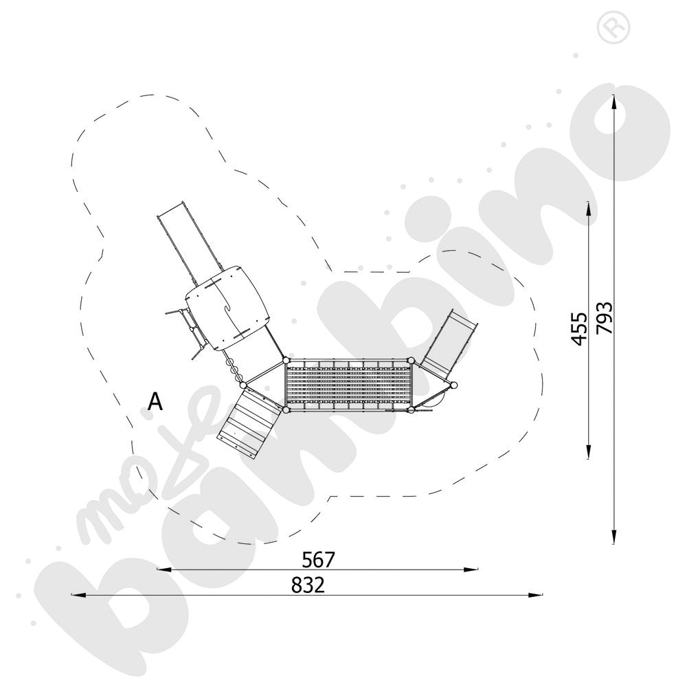 Orbis - zestaw 11373, metalowe słupy