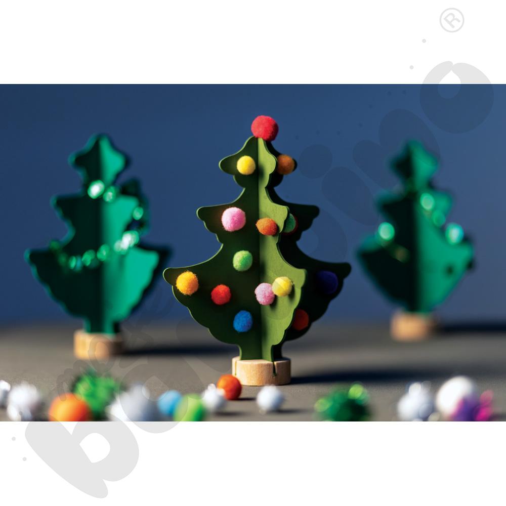 Choinki drewniane do ozdabiania, 12 szt. Choinki drewniane do ozdabiania, 12 szt.