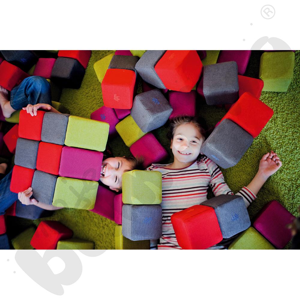 Zestaw klocków JollyHeap - różowo-limonkowe Zestaw klocków JollyHeap - różowo-limonkowe