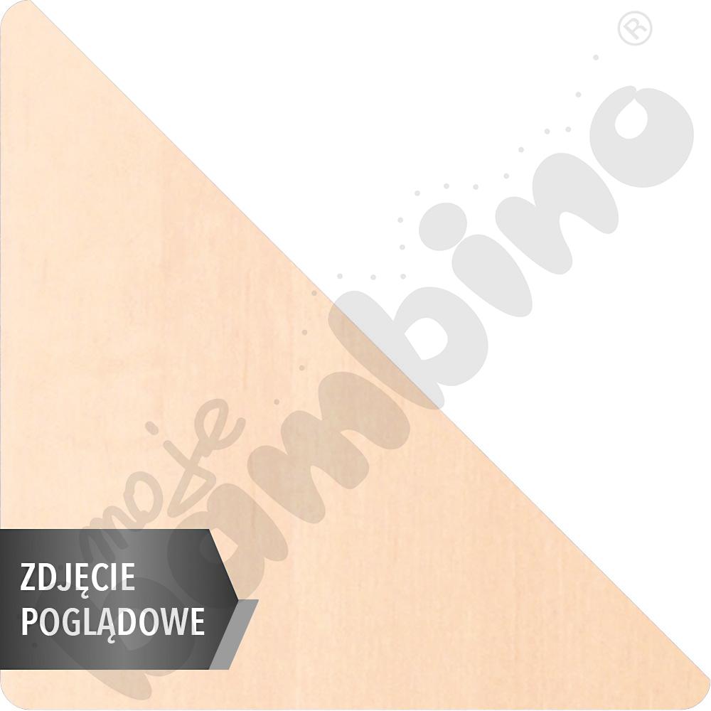 Stół Mila trójkątny 80x80x108, brzoza, zaokrąglony, rozm. 1