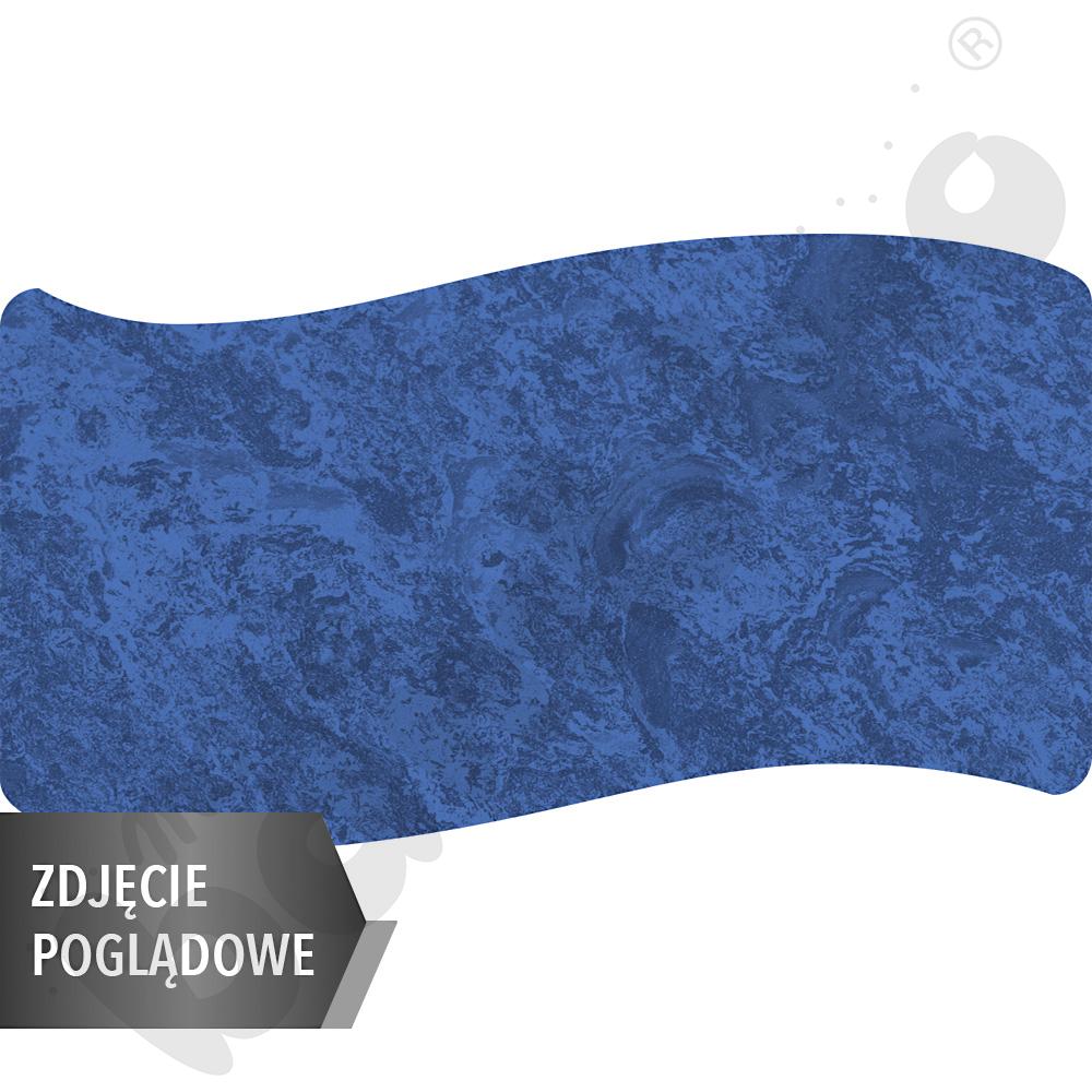 Stół cichy falisty duży 140x72, niebieski, rozm. 3