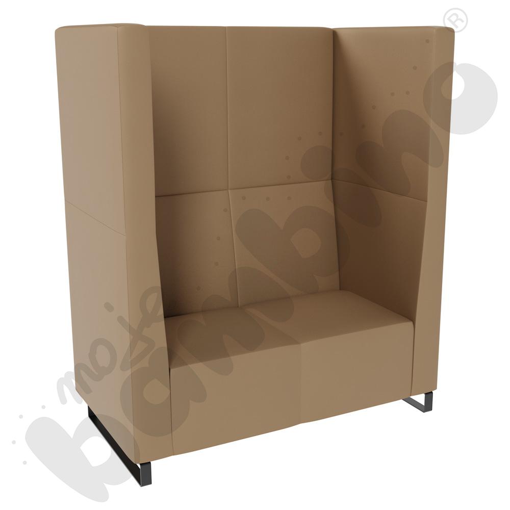 Sofa Universum 2-os. wys. 163 cm, 2 boki wysokie, tkanina MT04