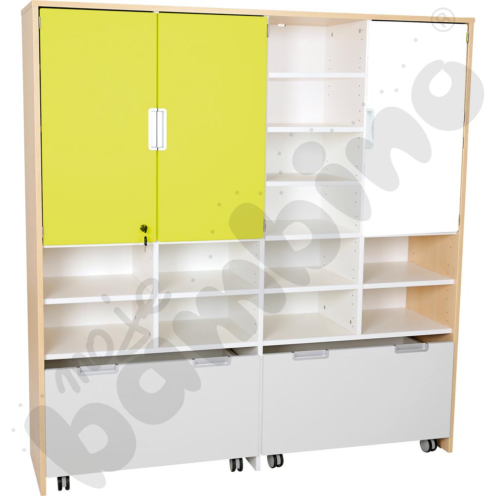 Quadro - zestaw 64, 90 st., cichy domyk, skrzynia klon jasny