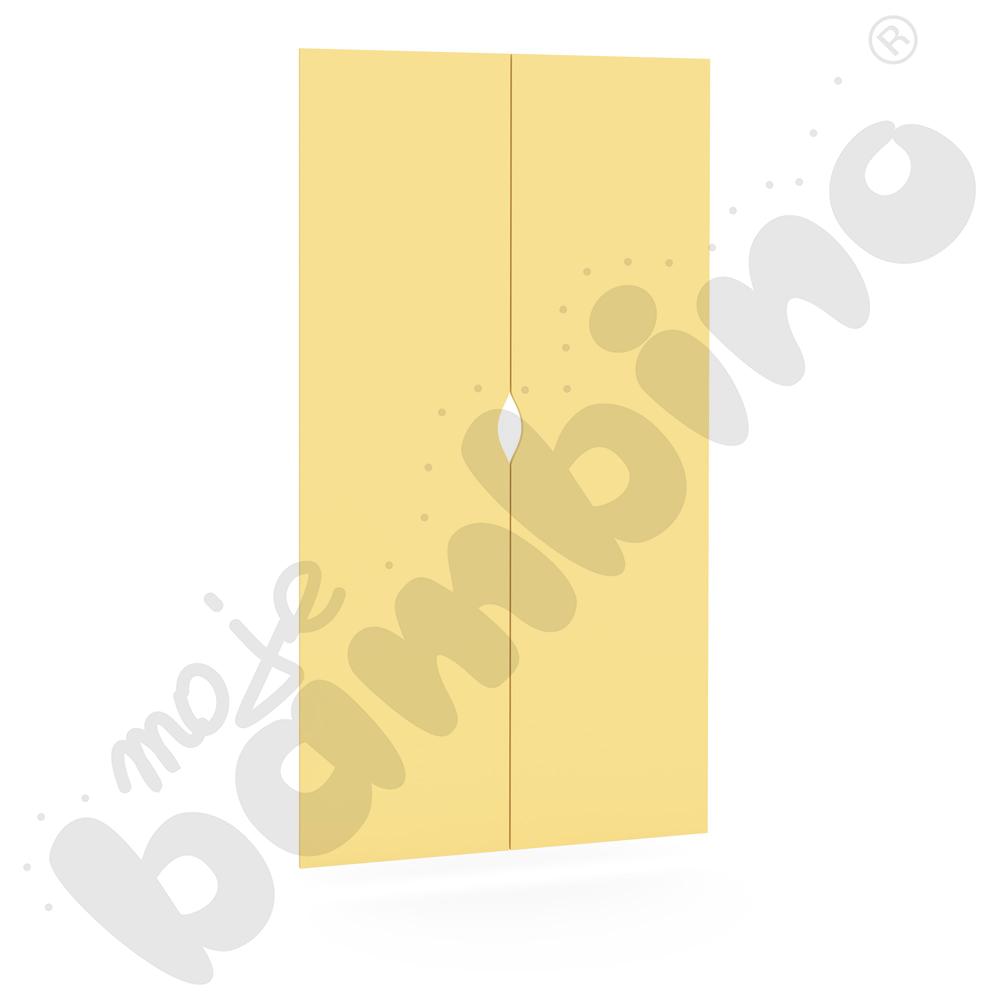 Drzwi wysokie Feria żółte lakierowane