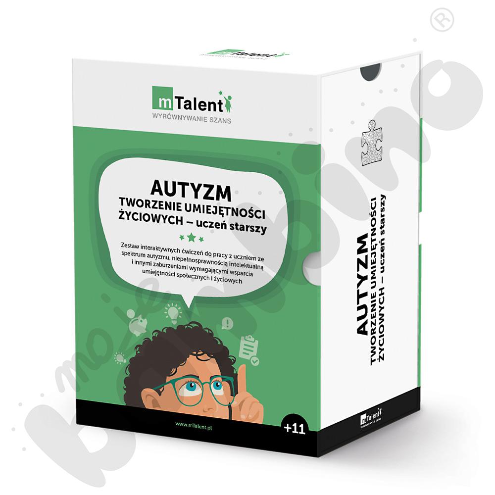 Program multimedialny: Autyzm. Tworzenie umiejętności życiowych - uczeń starszy (11+)  mTalent