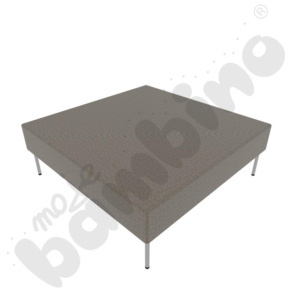 Pufa Versa 120x120 cm z plastikowymi stopkami, stelaż jasnoszary, tkanina RO37 Pufa Versa 120x120 cm z plastikowymi stopkami, stelaż jasnoszary, tkanina RO37