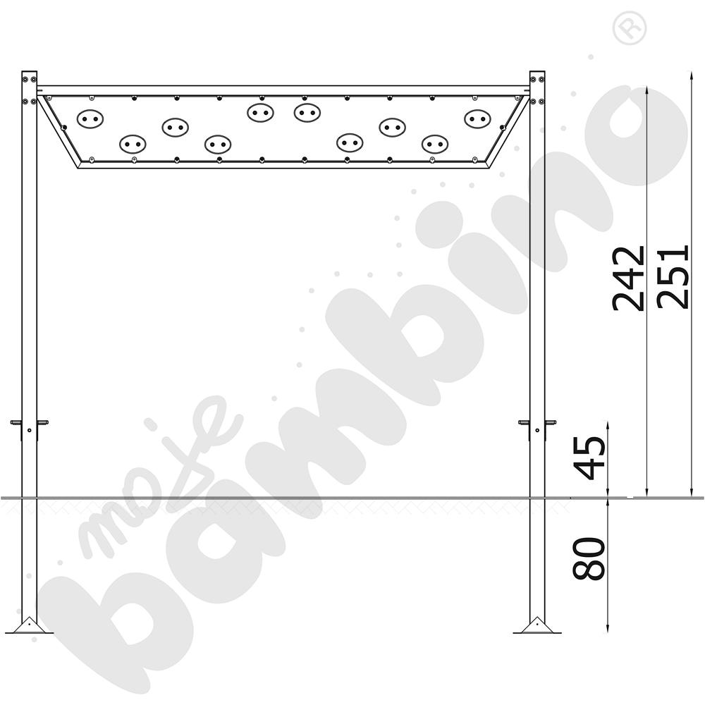 NinjaWorkout Master - Podniebna ścianka
