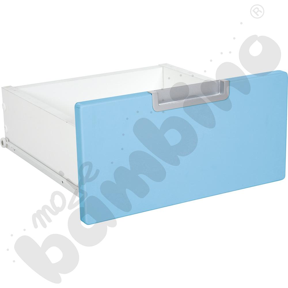 Quadro - szuflada wąska środkowa - błękitna