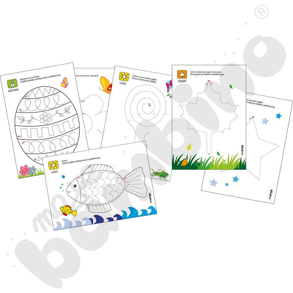 Szlaczki na cztery pory roku Szlaczki na cztery pory roku