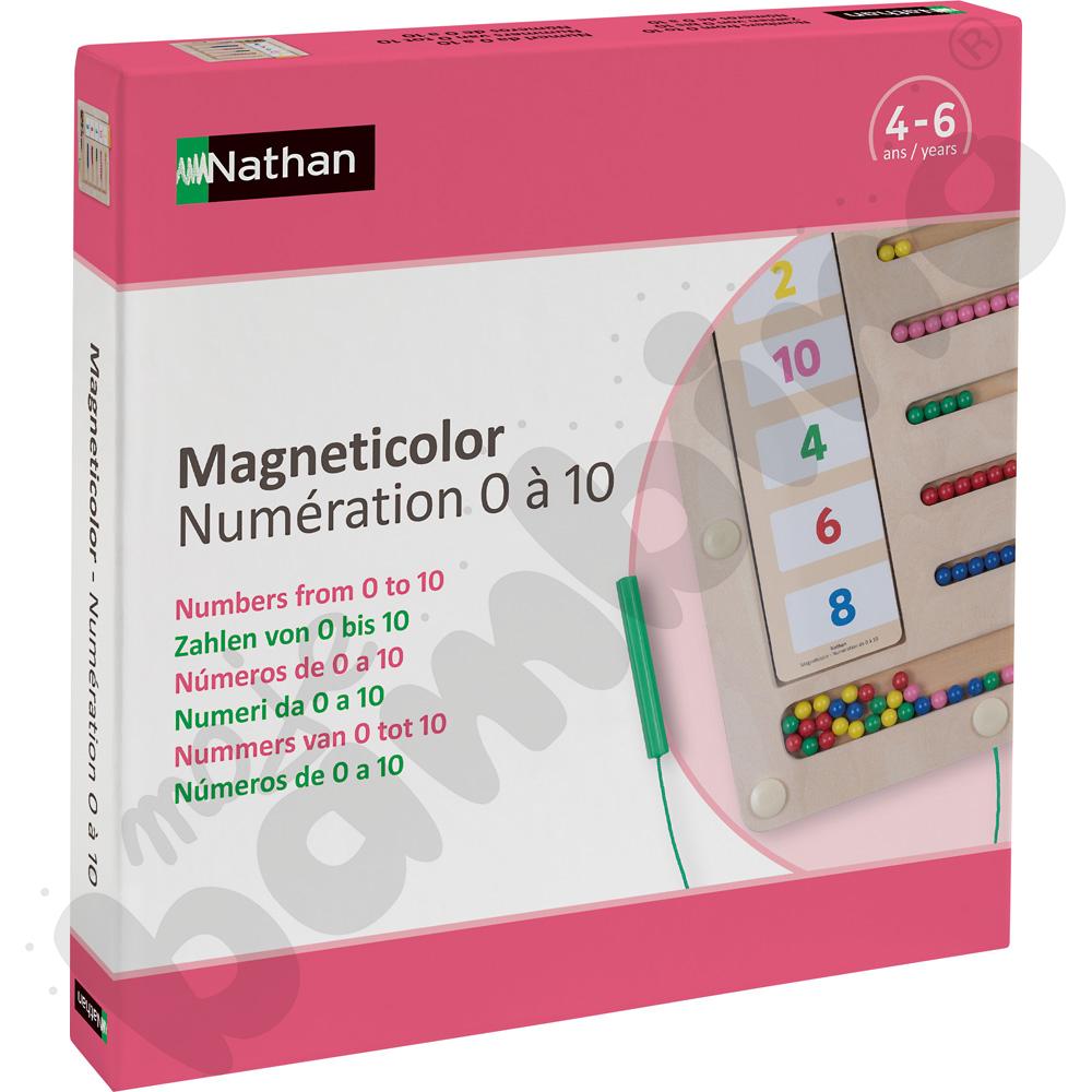 Magneticolor - układanka magnetyczna - liczby