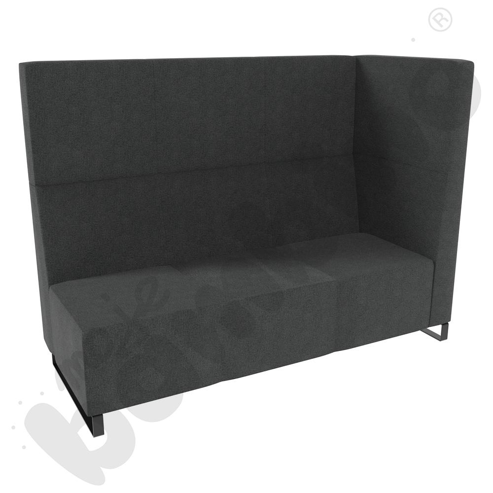 Sofa Universum 3-os. wys. 133 cm, bok średni prawy, tkanina KG37