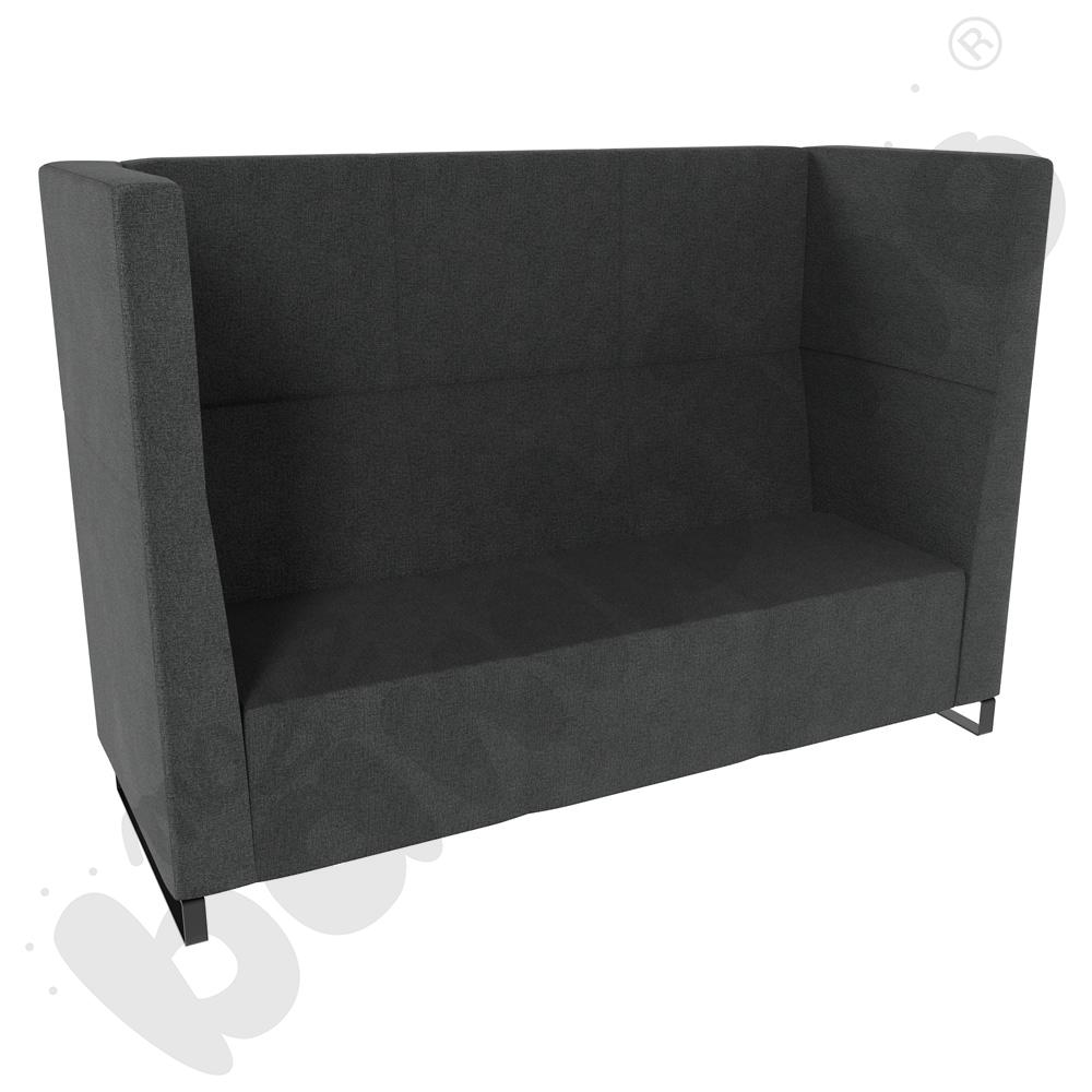 Sofa Universum 3-os. wys. 133 cm, 2 boki średnie, tkanina KG37