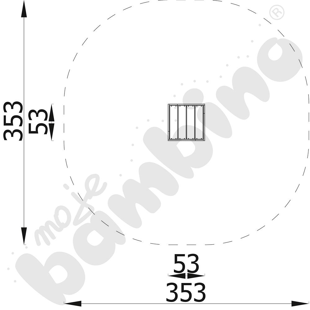 Kostka mała Terra z kotwami