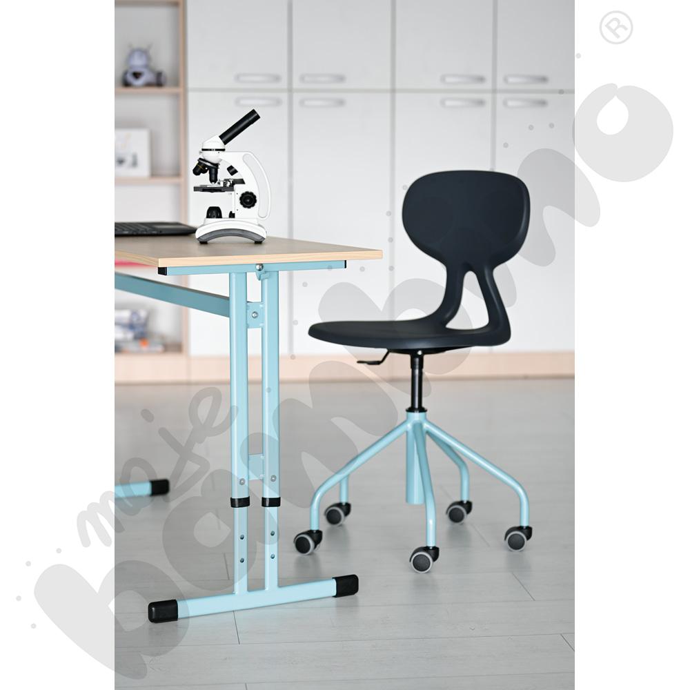 Krzesło obrotowe Piano - szaro-turkusowe Krzesło obrotowe Piano - szaro-turkusowe