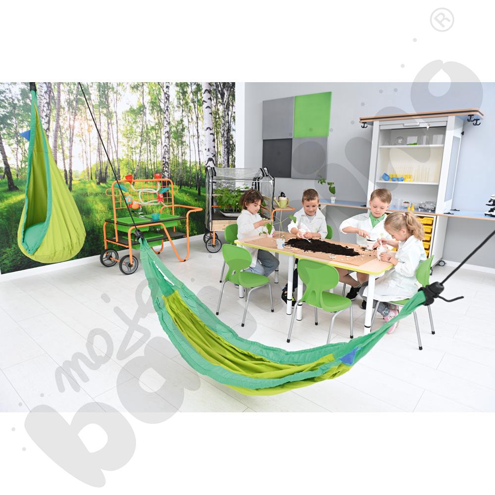 Blat Quadro klon jasny kwadratowy, limonkowe obrzeże