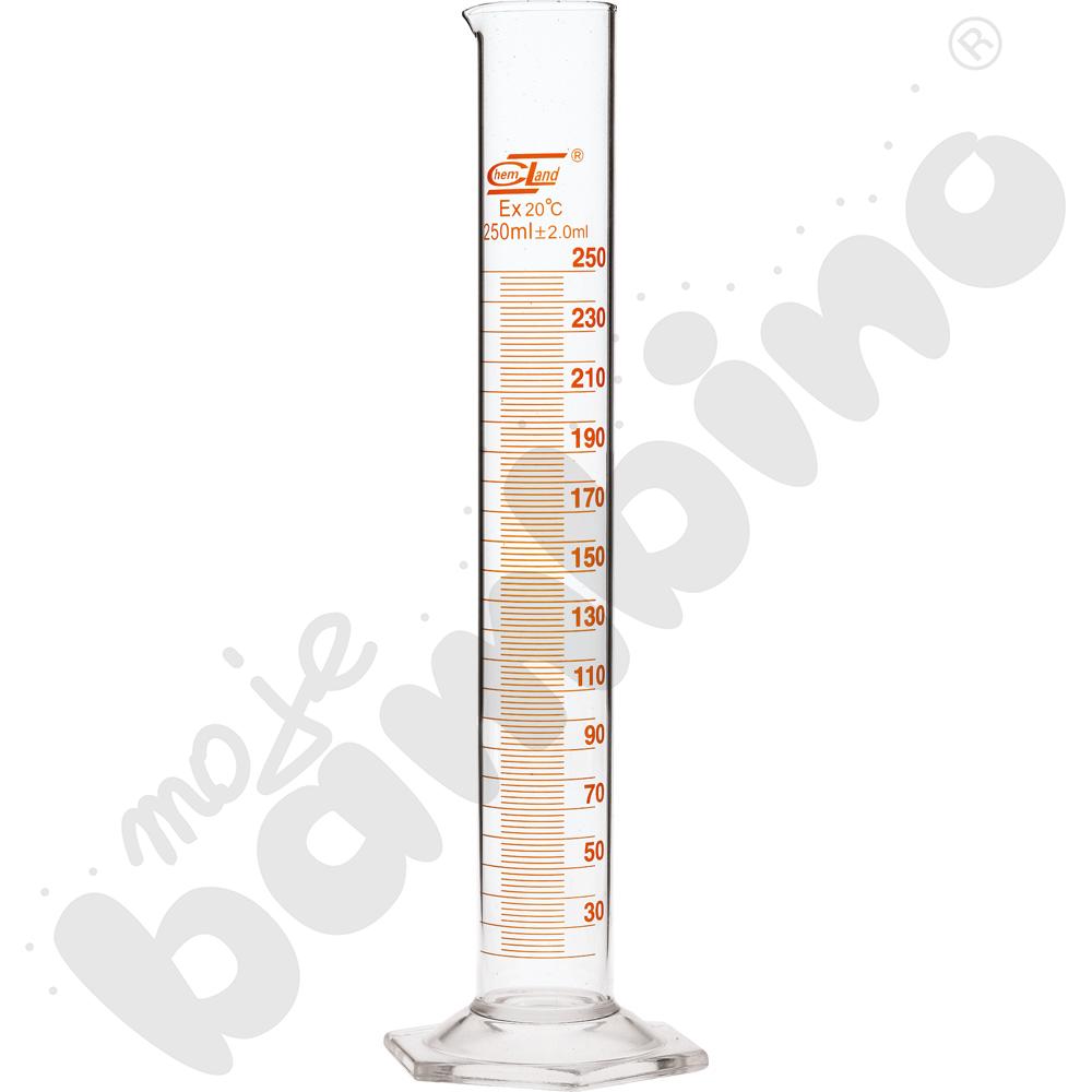 Cylinder miarowy szklany 250 ml