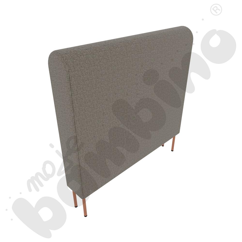 Moduł Versa 120x20x120 cm z plastikowymi stopkami, stelaż łososiowy, tkanina RO37