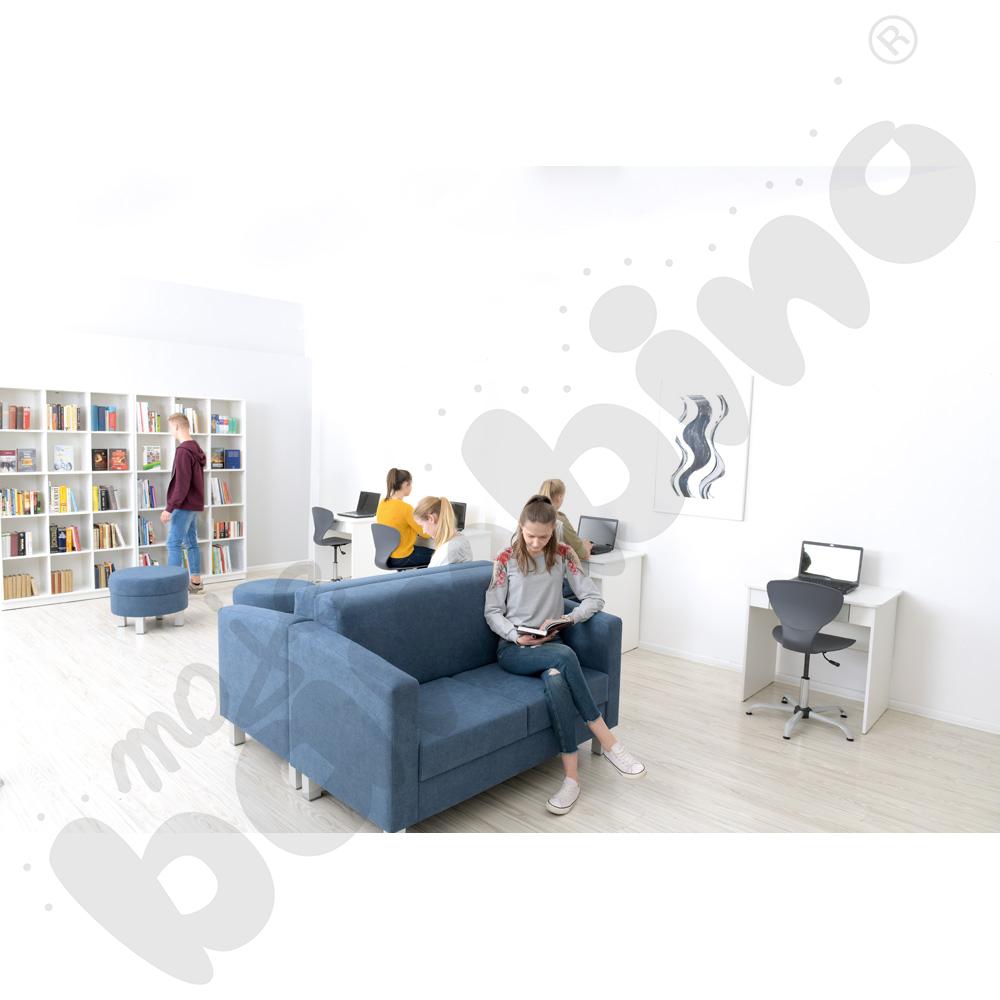 Krzesło Flexi obrotowe z reg.  wys. szare Krzesło Flexi obrotowe z reg.  wys. szare