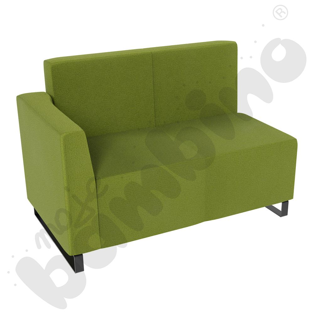 Sofa Universum 2-os. wys. 82 cm, bok niski lewy, tkanina KG12