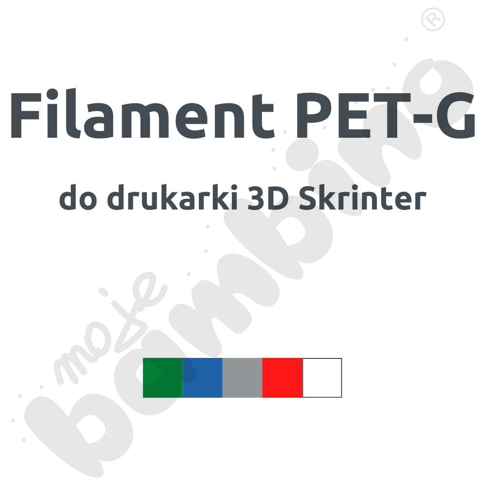 Filament PET-G do drukarki 3D Skrinter - biały
