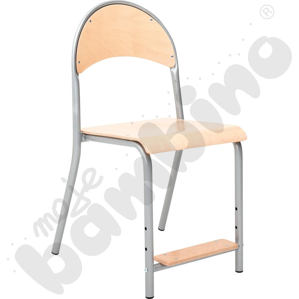 Krzesło P z podnóżkiem rozm. 6 - aluminiowe