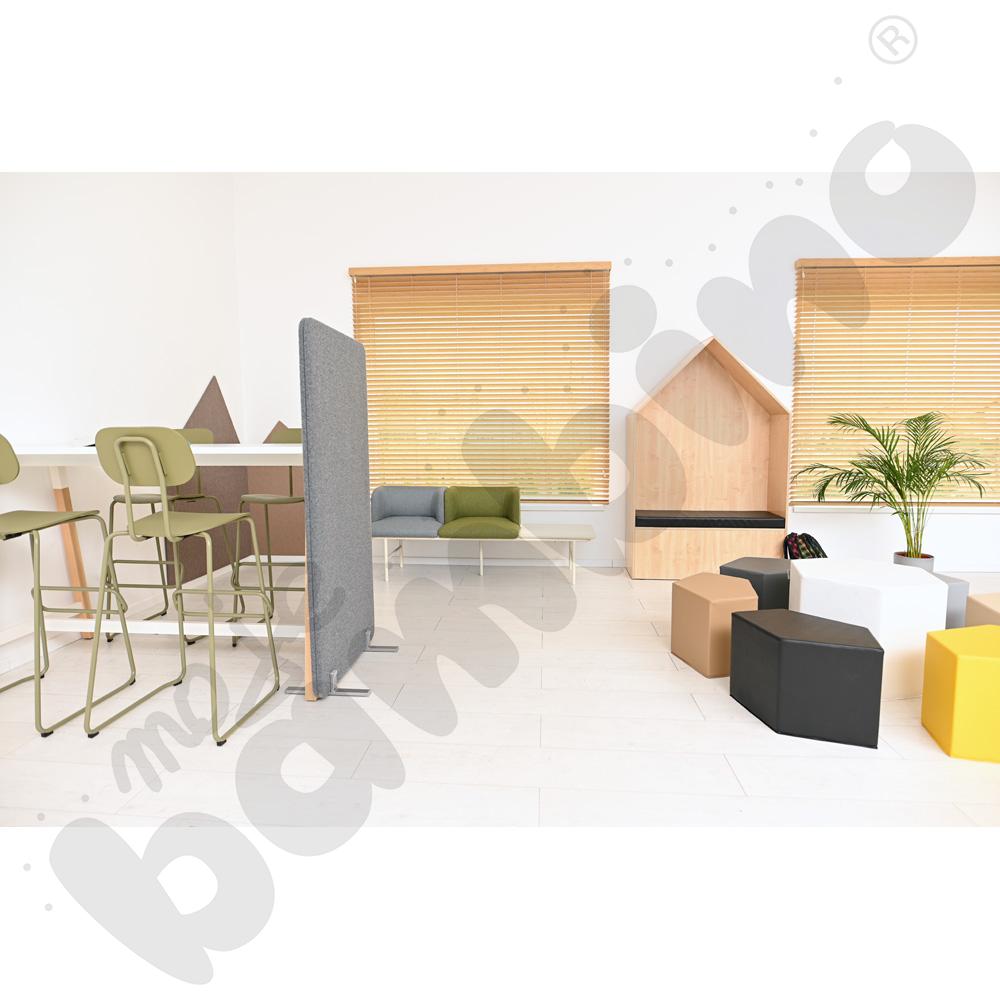 Domek Chillout - materac czarny