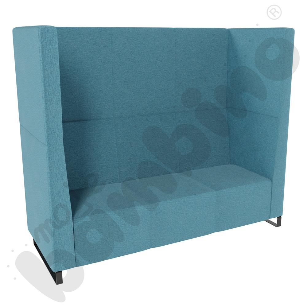 Sofa Universum 3-os. wys. 163 cm, 2 boki wysokie, tkanina KG07