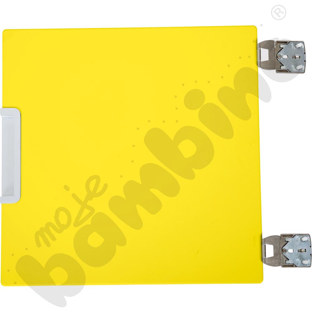 Quadro - drzwiczki małe 90 st., mocowane do przegrody  - żółte Quadro - drzwiczki małe 90 st., mocowane do przegrody  - żółte