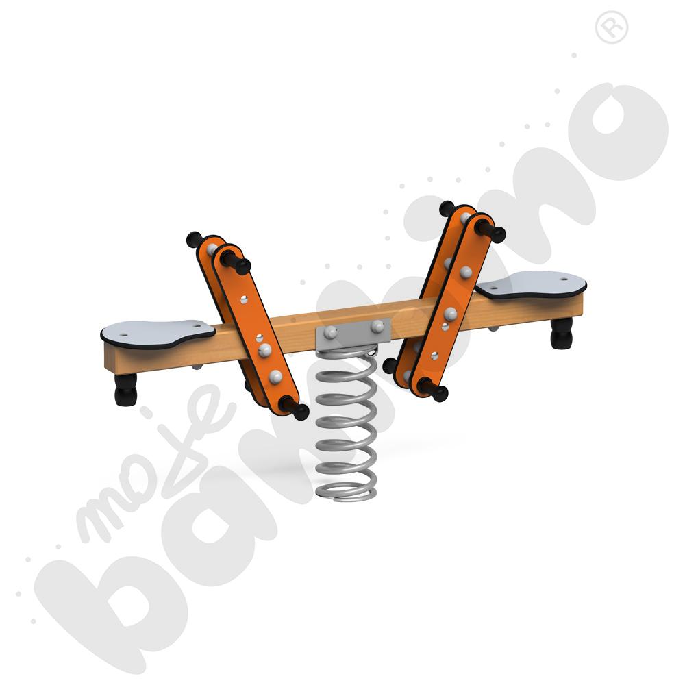 Quadro Simple - ważka na sprężynie, podstawa metalowa