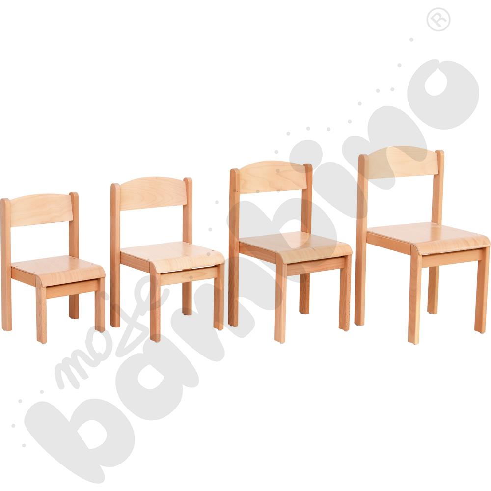 Krzesło drewniane Tender rozm. 1 buk