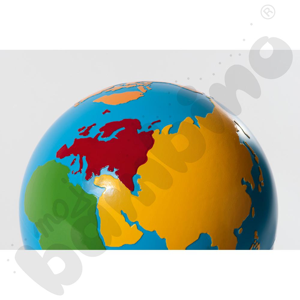 Globus Montessori - kolorowe kontynenty