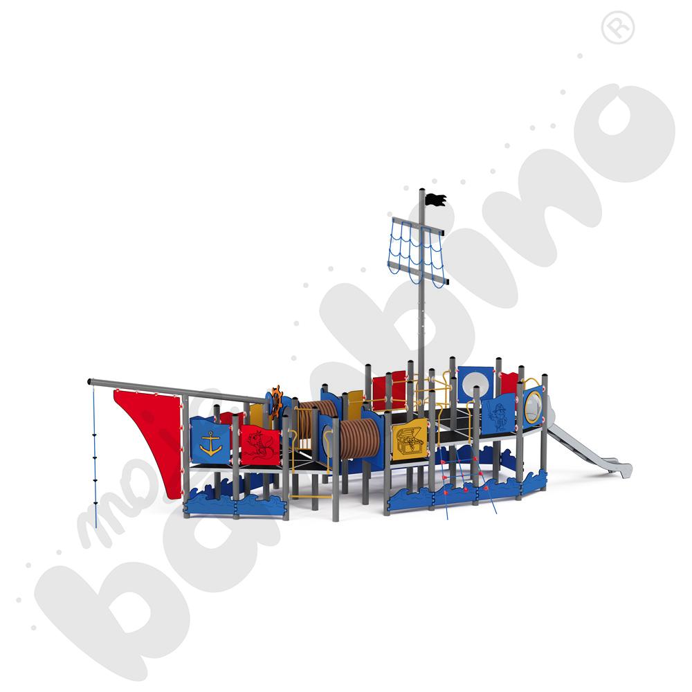 Statek Magellana, metalowe słupy