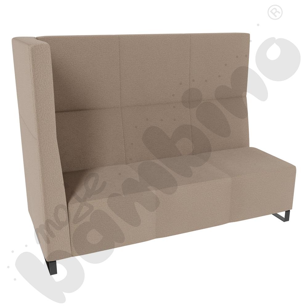 Sofa Universum 3-os. wys. 133 cm, bok średni lewy, tkanina KG34