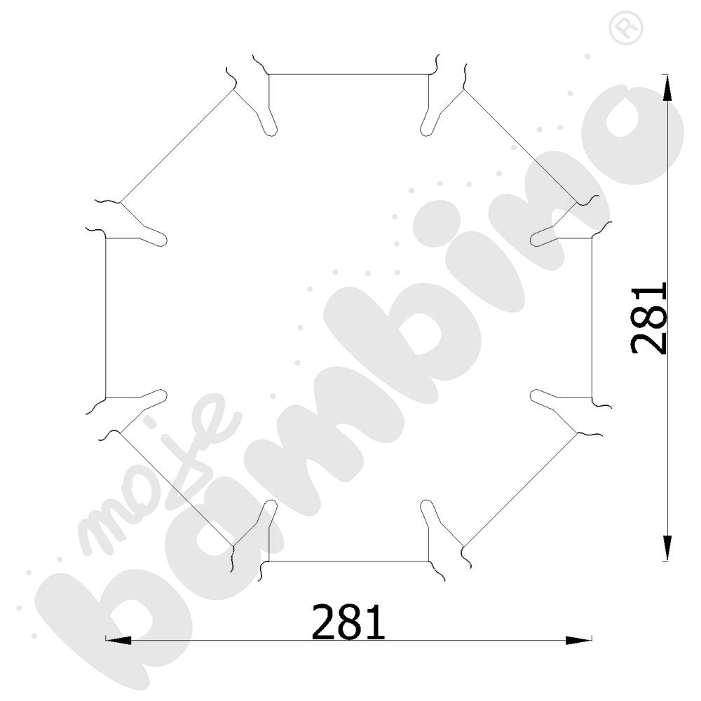 Przykrycie do piaskownicy Milo NV37168 i NV37169